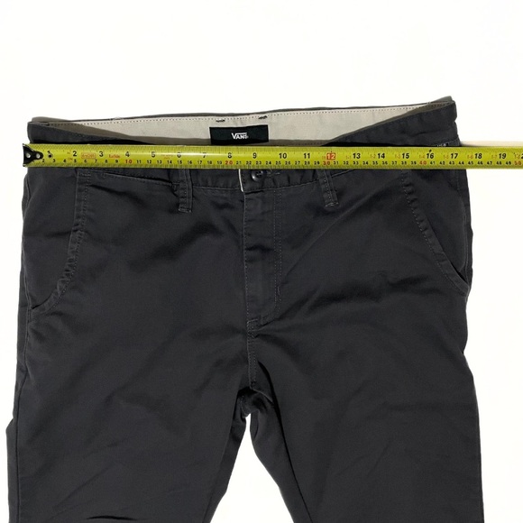 Vans Gray Slim Fit Chino Pants - Men’s Size 34 - Picture 8 of 9